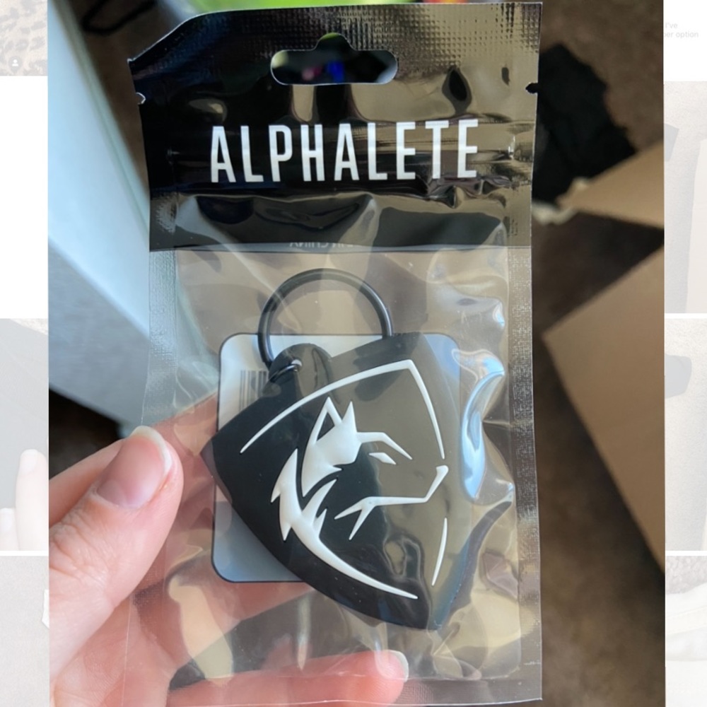 Alphalete keychain